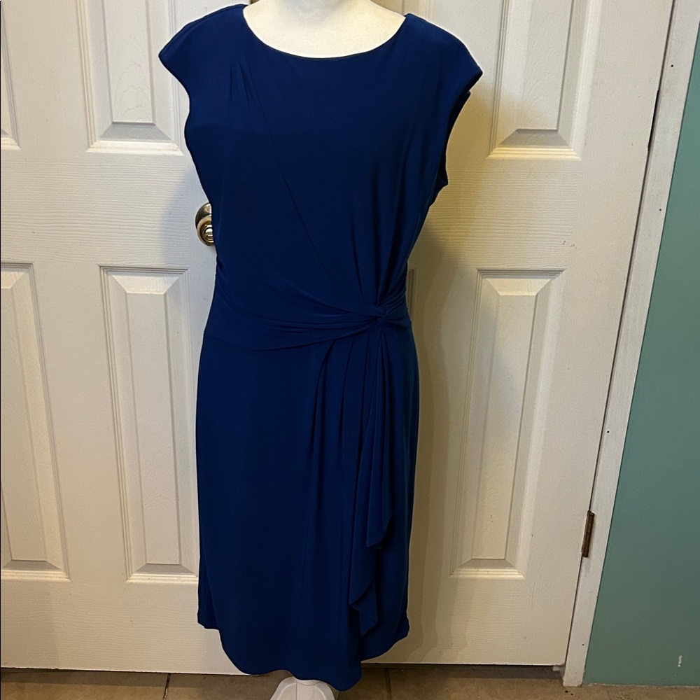 Source Unknown Deep Blue Midi Dress